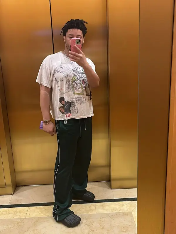 Veeze outfit in Loewe, Rolex, and Bottega Veneta, 2025
