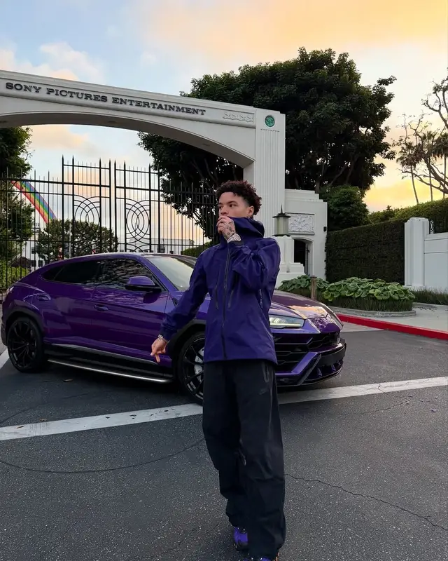 Lil Mosey outfit in Arc'teryx, Nike, and Audemars Piguet, 2025