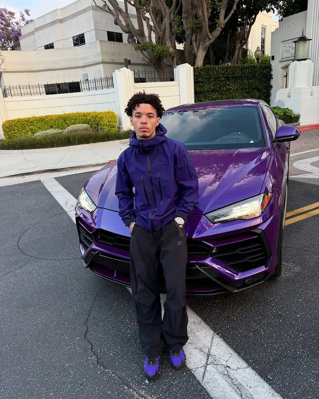 Lil Mosey outfit in Arc'teryx, Nike, and Audemars Piguet, 2025