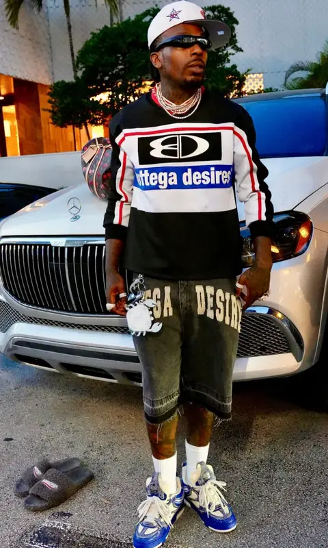 Sauce Walka outfit in Takashi Murakami, Louis Vuitton, and Balenciaga, 2025