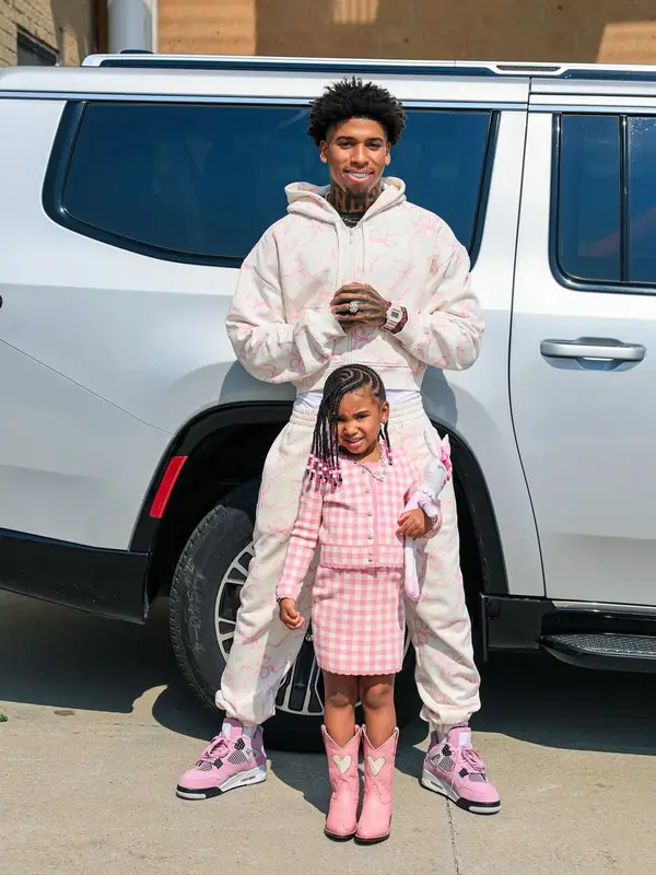 NLE Choppa outfit in LoveShackFancy, Billionaire Boys Club, and Casio , 2025
