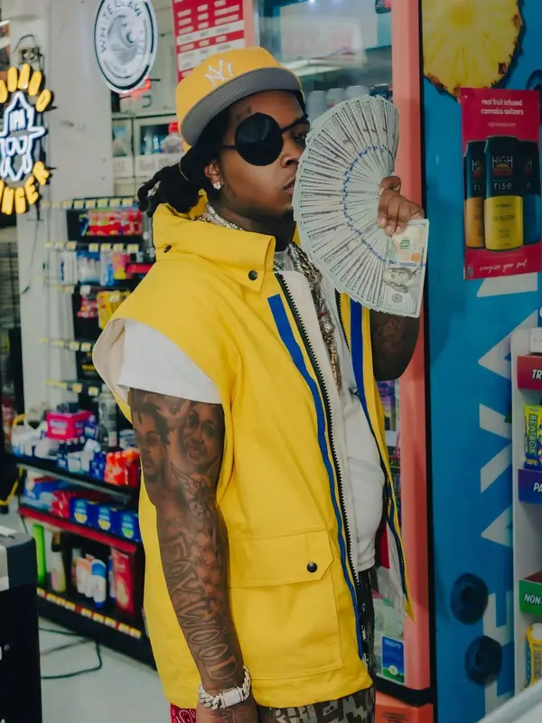 YTB Fatt outfit in Hanes, Johnny Dang, and New Era, 2025