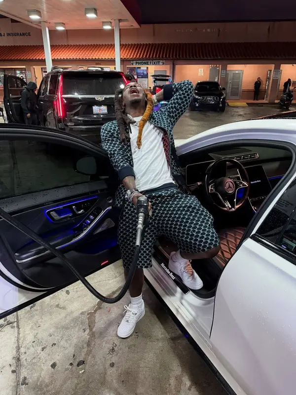 Hot Boii outfit in Louis Vuitton, Nike, and Audemars Piguet, 2025