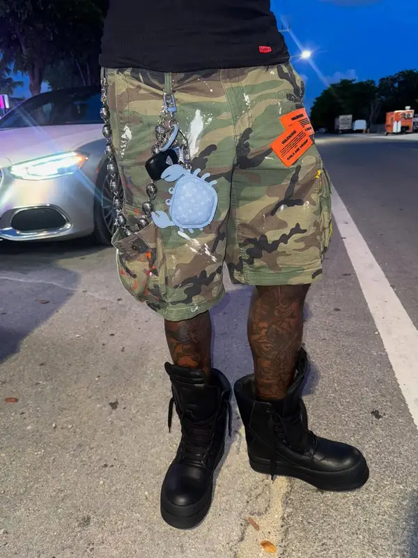 Sauce Walka outfit in Supreme, Rick Owens, and Louis Vuitton, 2025