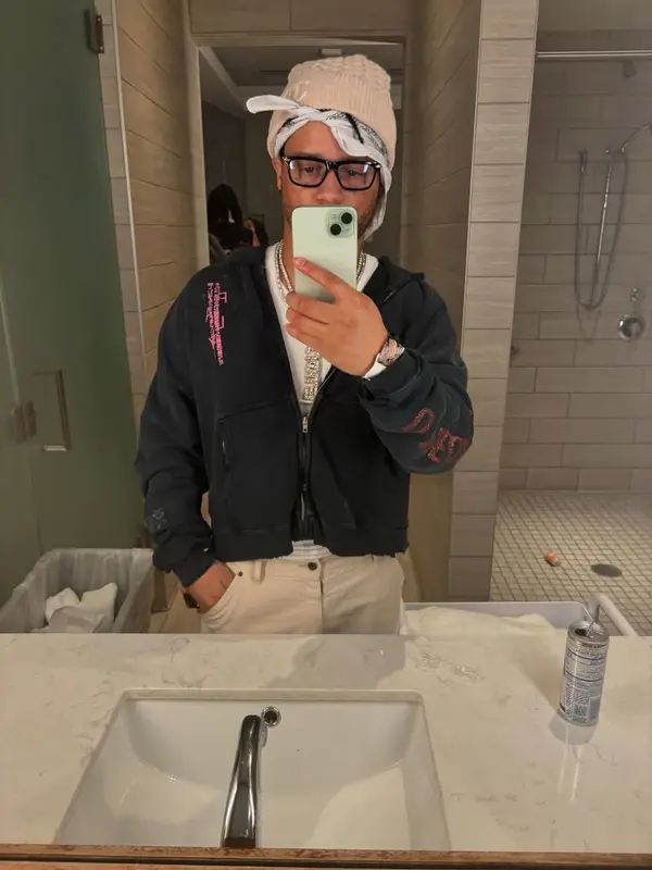 Veeze outfit in Diesel, Chanel, and Louis Vuitton, 2025