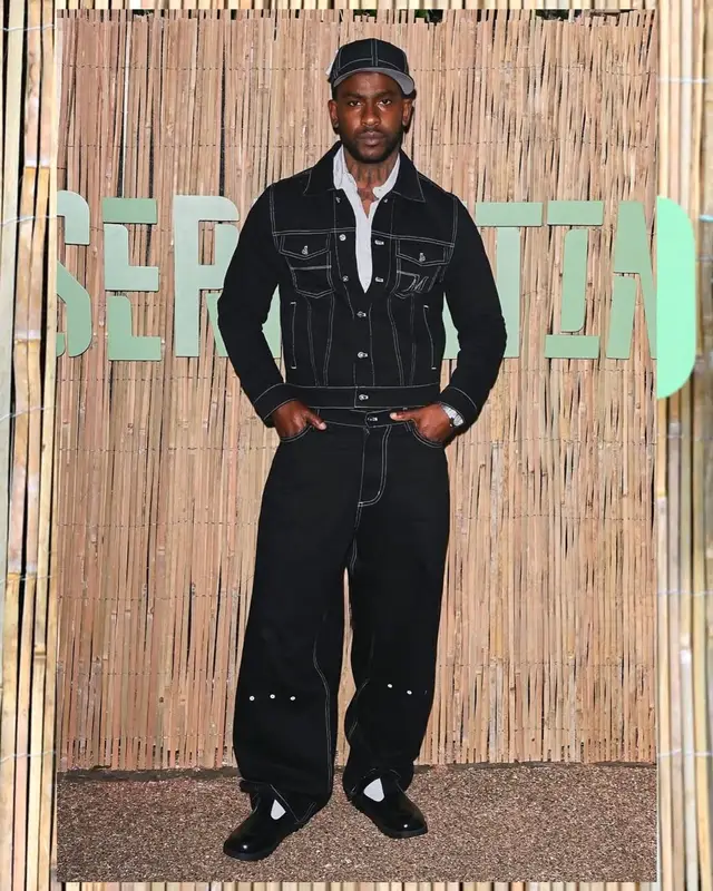 Skepta outfit in New Era and Mains, 2025