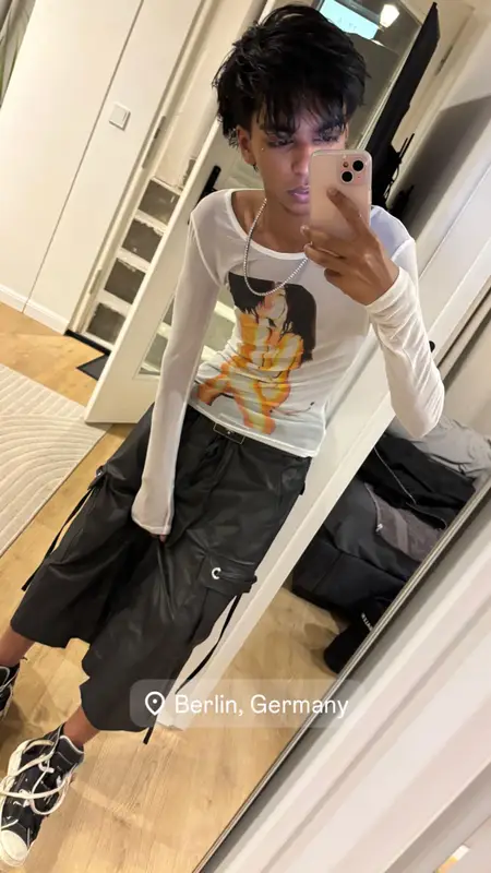 Yung Fazo outfit in Dior, Prada, and Alyx, 2025