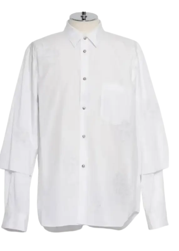 CDG  Chrome Hearts Button Up Shirt | WHAT'S ON THE STAR?