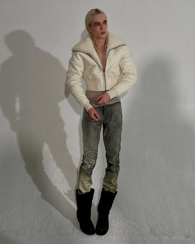 2hollis outfit in Rick Owens, P.L.N., and All American Boot, 2025