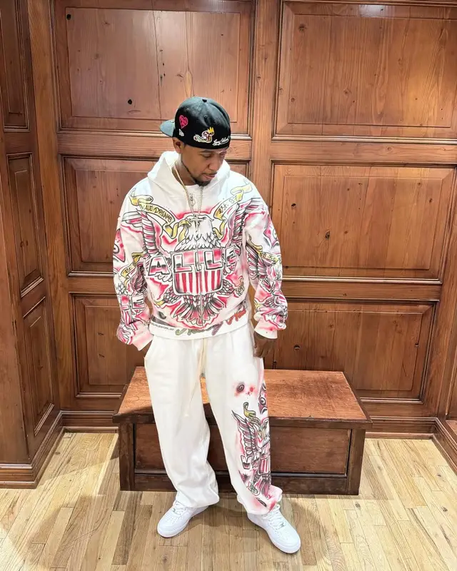 Juelz Santana outfit in Vale Forever, Nike, and Ceo Slow, 2025