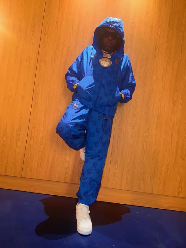 Vybz Kartel outfit in Nike, 2025