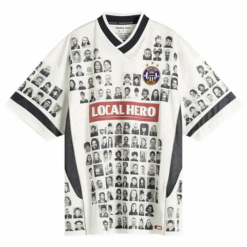 [美品］Martine rose SVD | HERO LOCAL WHITE | T-Shirt Oversized Rose Martine hero ゲーミングシャツ　local トップス