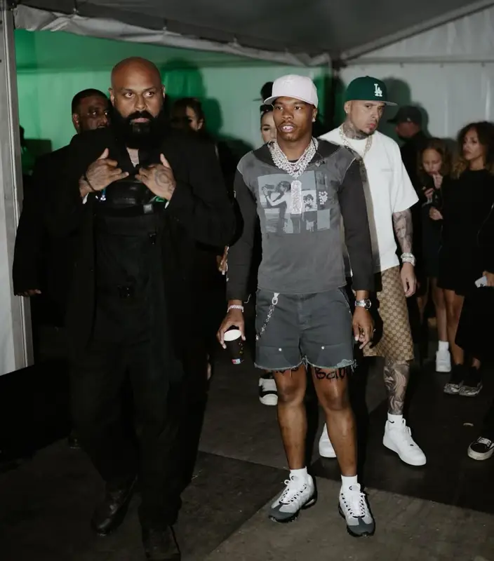 Lil Baby outfit in Enfants Riches Deprimes, Nike, and New Era, 2025