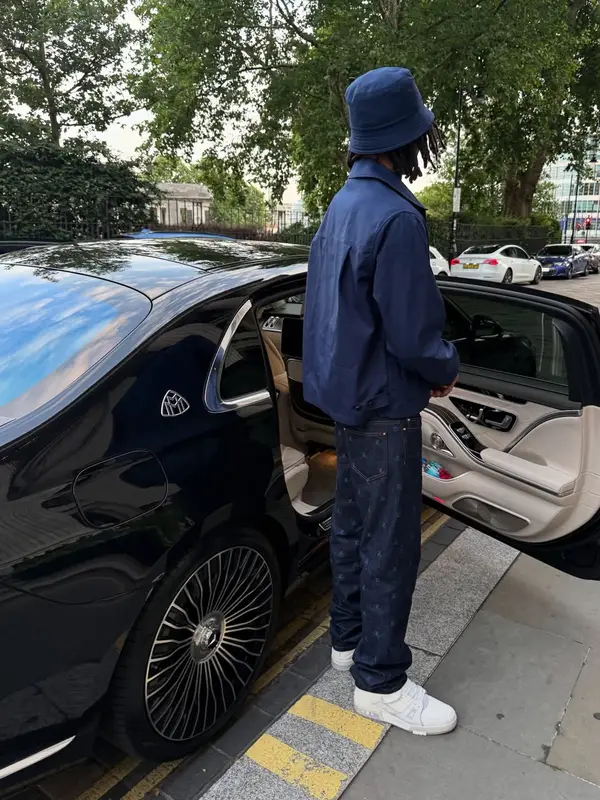 Nemzzz outfit in Louis Vuitton and Prada, 2025
