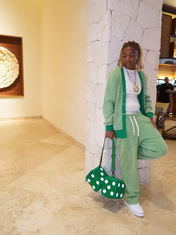 K Hood outfit in Krost, Jordan, and Calvin Klein, 2025