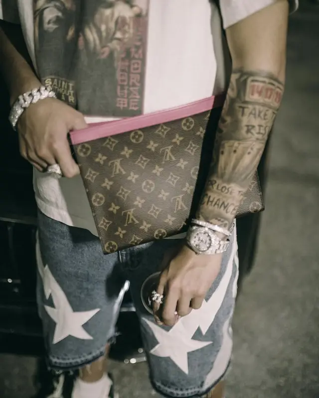 SugarHill Ddot outfit in Rolex, Louis Vuitton, and Prada, 2025