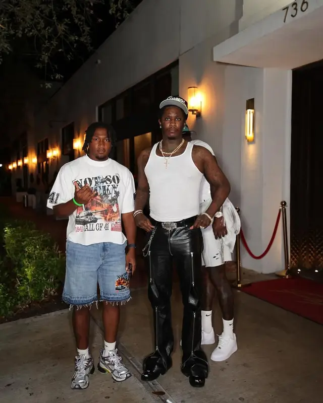 Young Thug outfit in Lu'u Dan, 2025