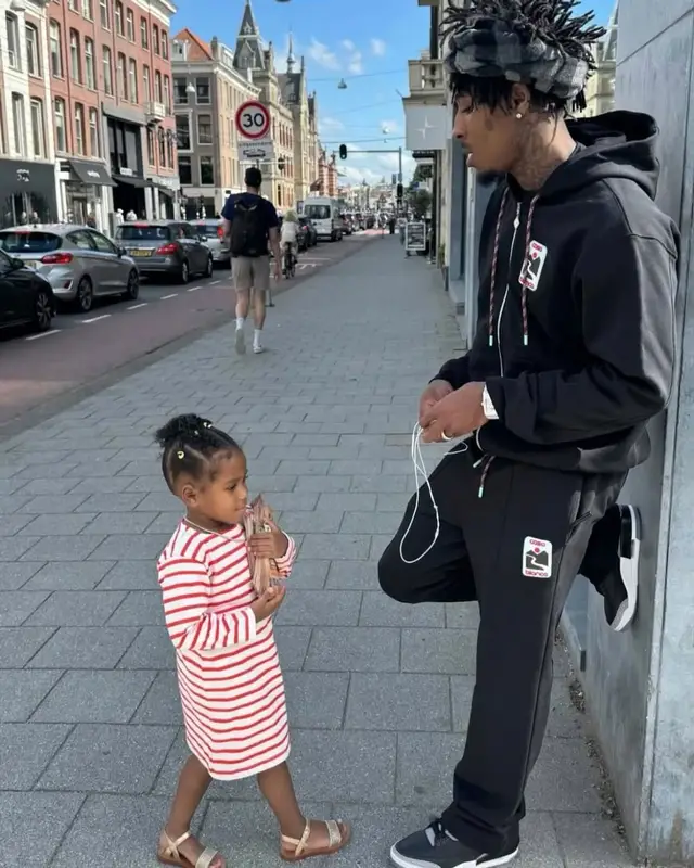 NBA YoungBoy outfit in Casablanca and Jordan, 2025