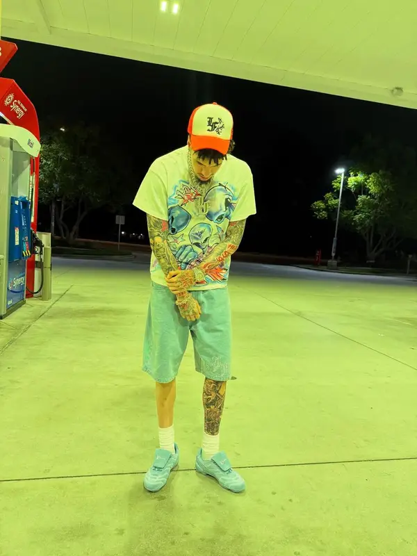 LaMelo Ball outfit in LaFrance, Louis Vuitton, and B.B. Simon, 2025