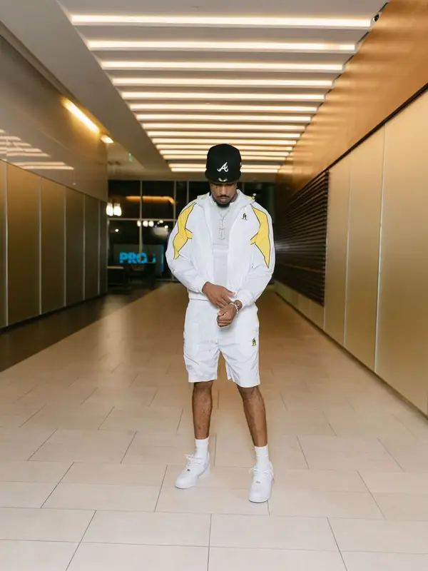Hunxho outfit in One Million Clothing, Nike, and New Era, 2025