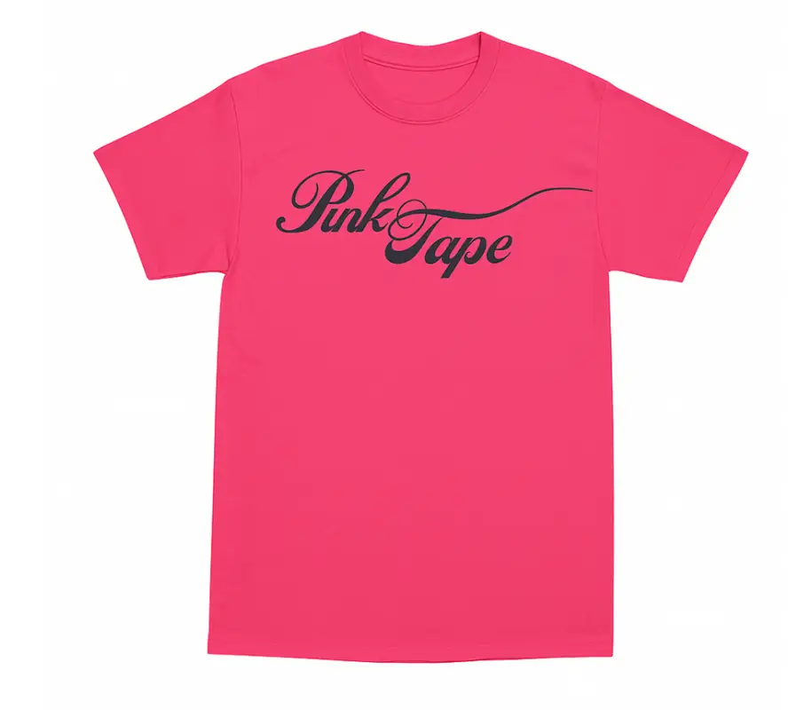 Lil Uzi Vert Merch Pink Tape T-Shirt | WHAT'S ON THE STAR?