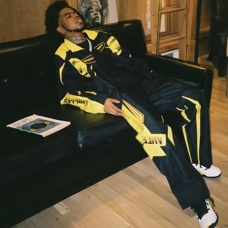 Lil Poppa outfit in Vale Forever, Ralph Lauren, and Jordan, 2025