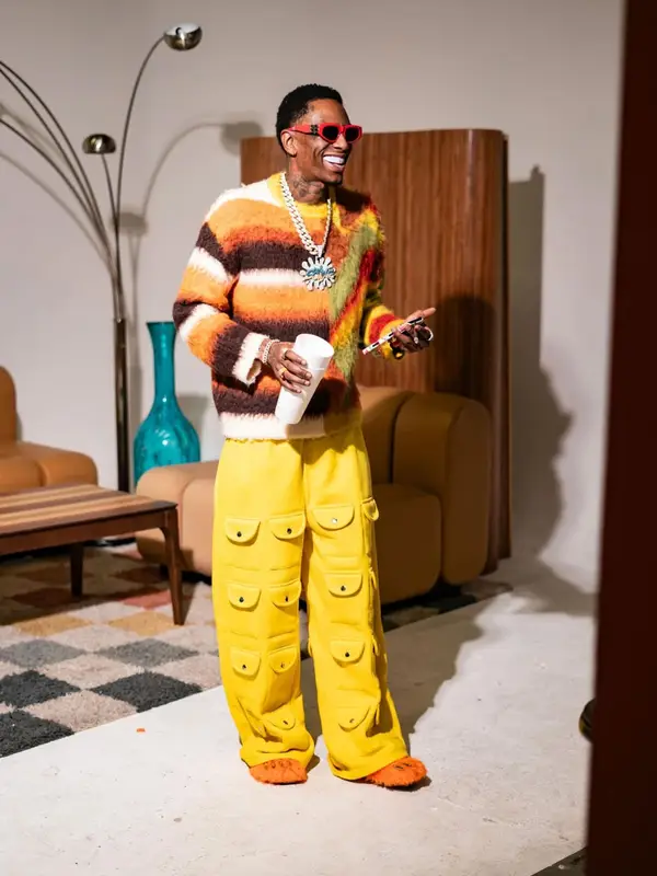 Soulja Boy outfit in Zara, Bravest Studios, and Balenciaga, 2026