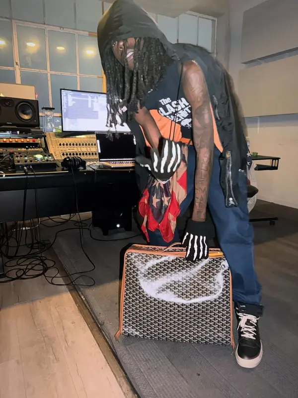 Yung Bans outfit in Mastermind, Vintage, and Hermes, 2026