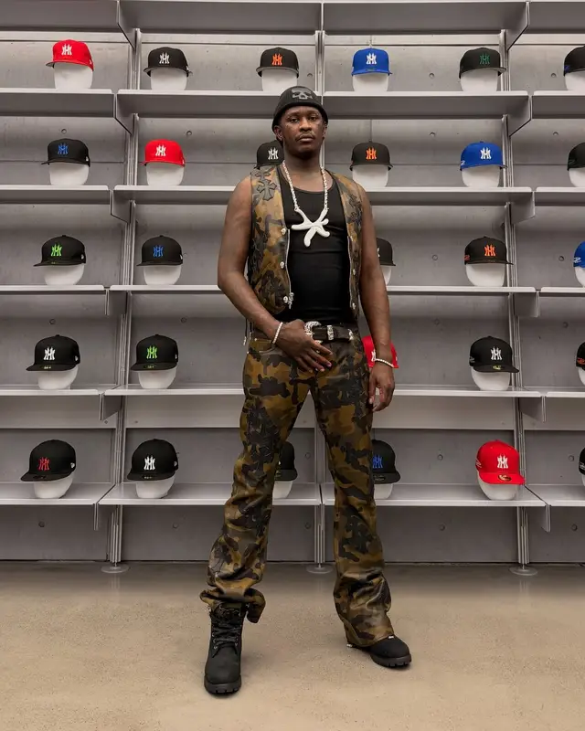 Young Thug outfit in Chrome Hearts, Timberland, and A&G, 2026