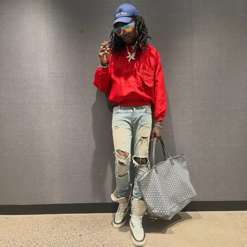 diamond* outfit in Issey Miyake, Louis Vuitton, and Miu Miu, 2026