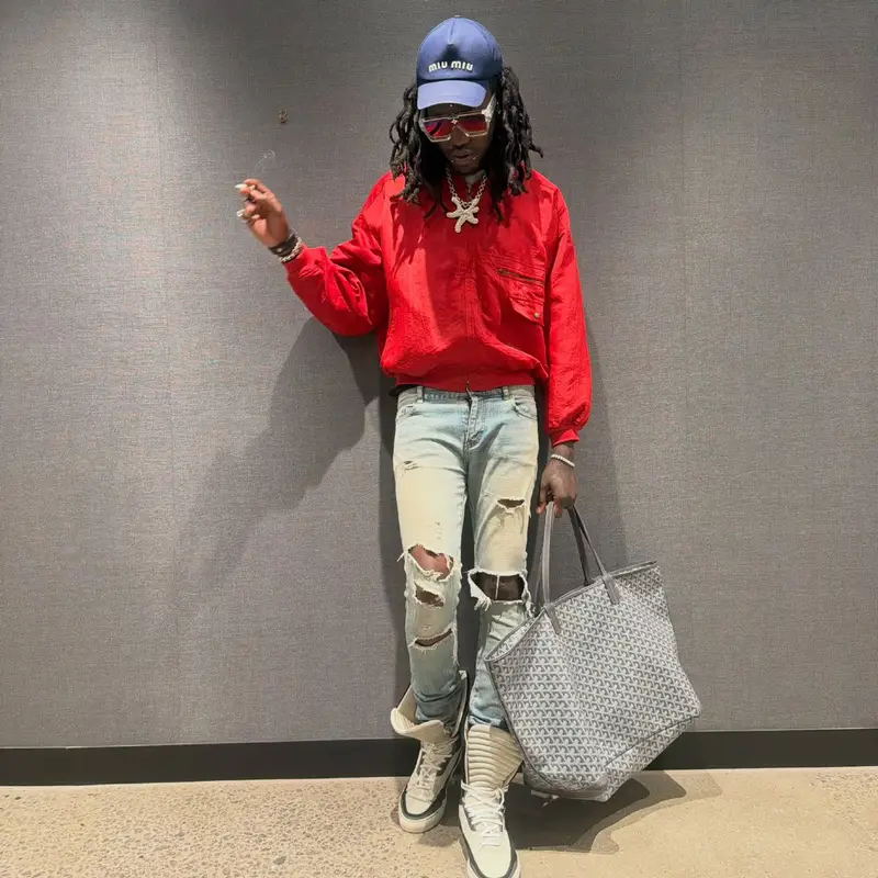 diamond* outfit in Issey Miyake, Louis Vuitton, and Miu Miu, 2026