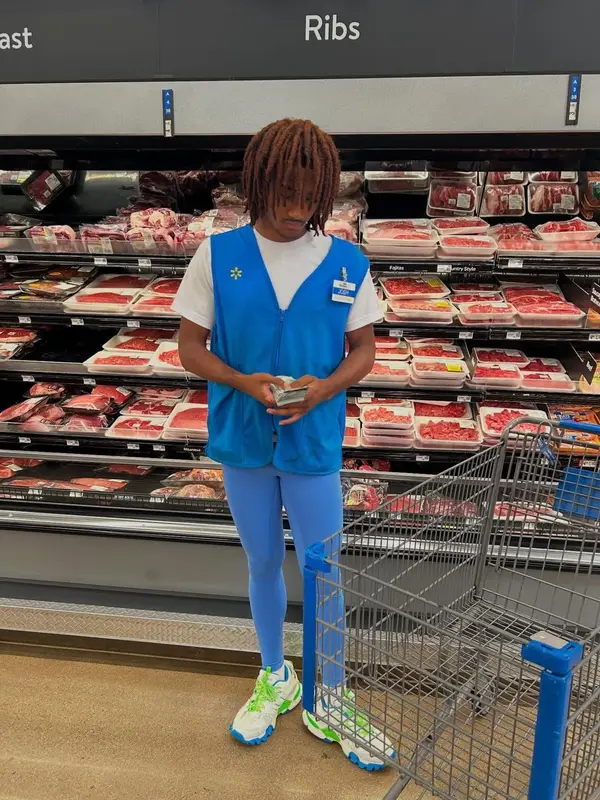 Haskell outfit in Walmart, Nike, and Balenciaga, 2025