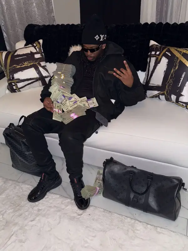 YN Jay outfit in Ksubi, Balenciaga, and Louis Vuitton, 2026