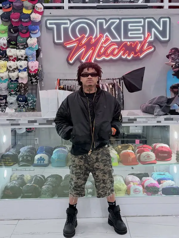No Cap outfit in Vetements, Rick Owens, and Chrome Hearts, 2026