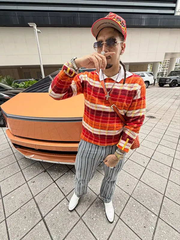 Fenix Flexin outfit in Saint Laurent, Goyard, and Godspeed, 2026