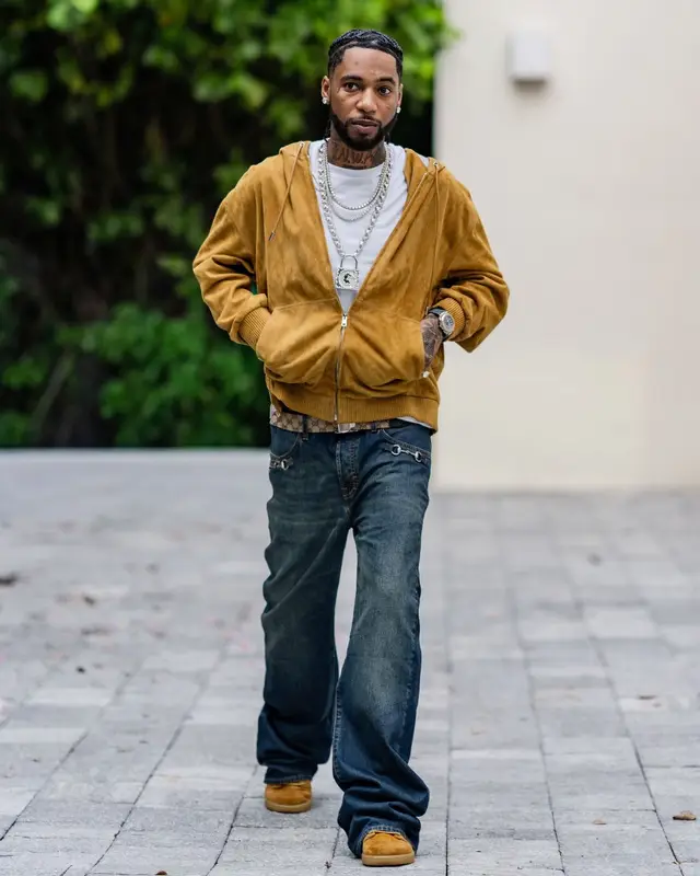 Key Glock outfit in Gucci and Nike, 2026