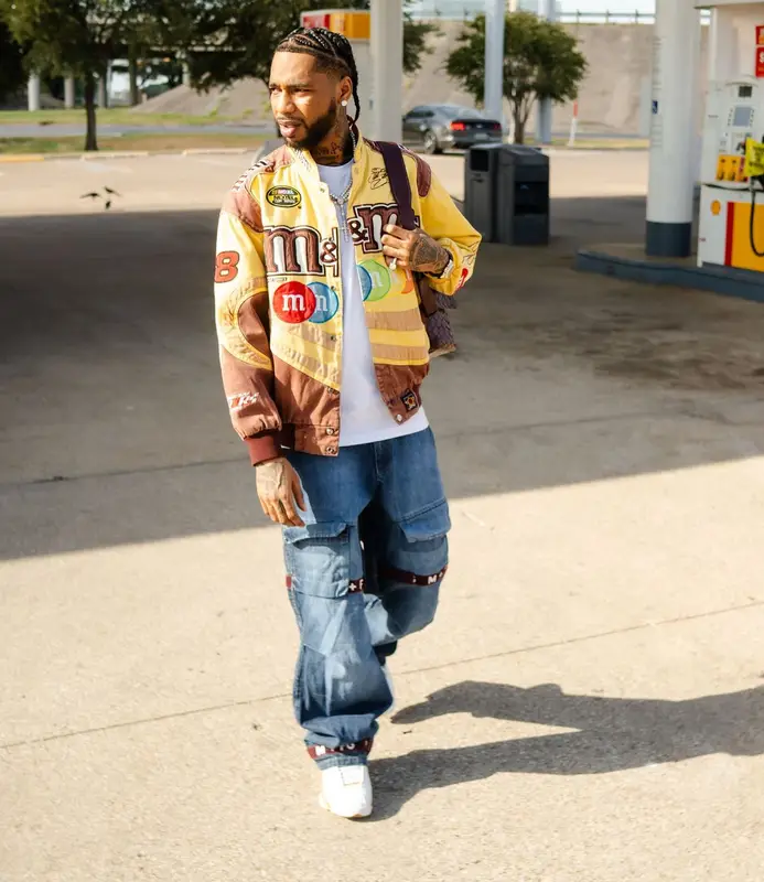 Key Glock outfit in Vintage, Marithe + Francois Girbaud, and Jordan, 2026