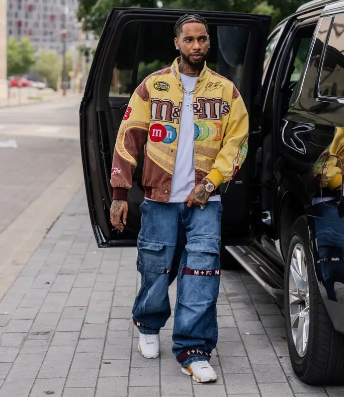Key Glock outfit in Vintage, Marithe + Francois Girbaud, and Jordan, 2026
