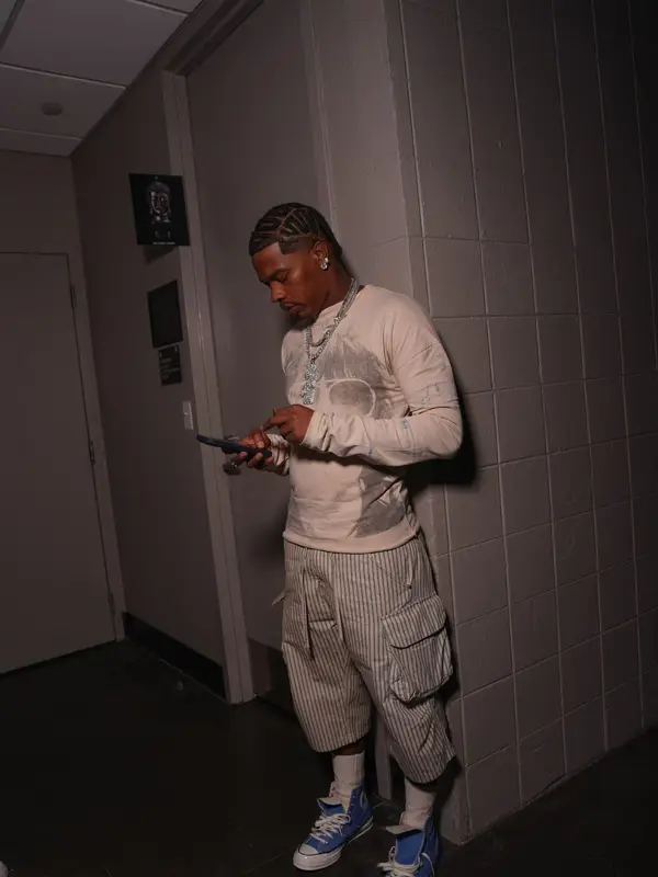 Lil Baby outfit in 424 and Converse, 2026
