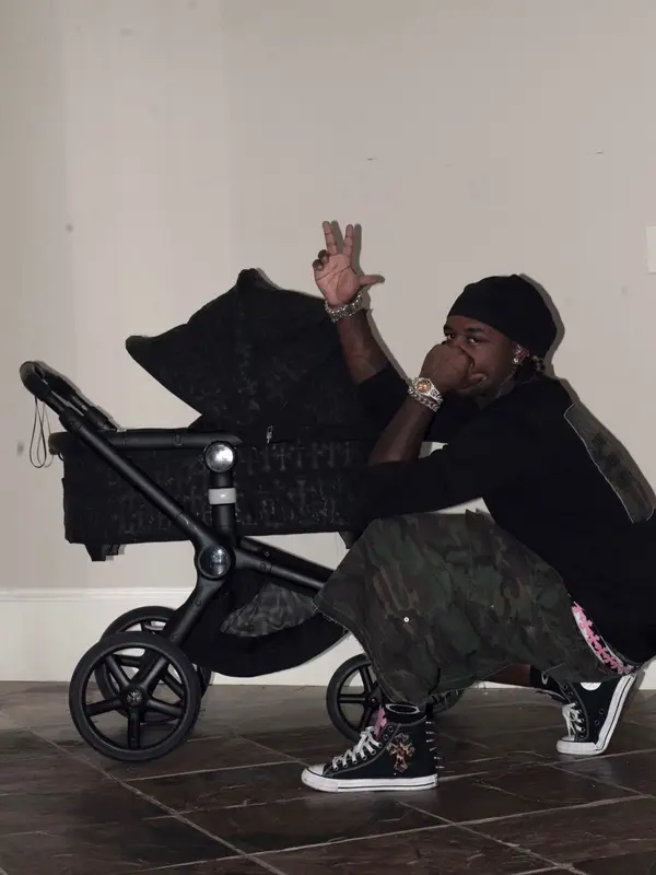 Ken Carson outfit in Converse, Rolex, and Chrome Hearts, 2026