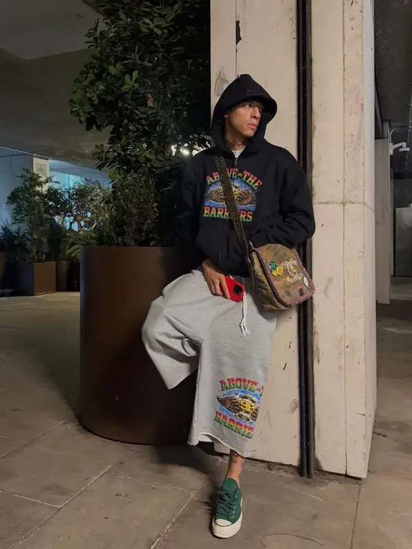 Central Cee outfit in Converse, Chanel, and Syna World, 2026