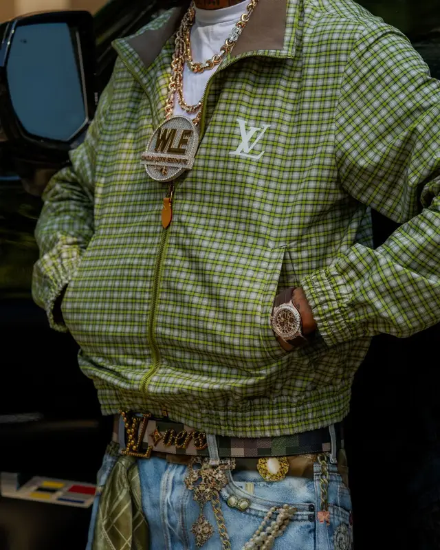 Key Glock outfit in Louis Vuitton, Acne Studios, and Rolex, 2026