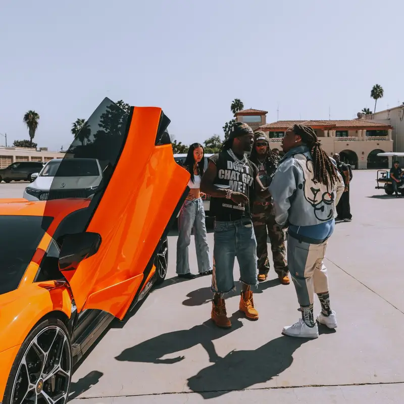 Chief Keef outfit in Satoshi Nakamoto, Kapital, and Timberland, 2026