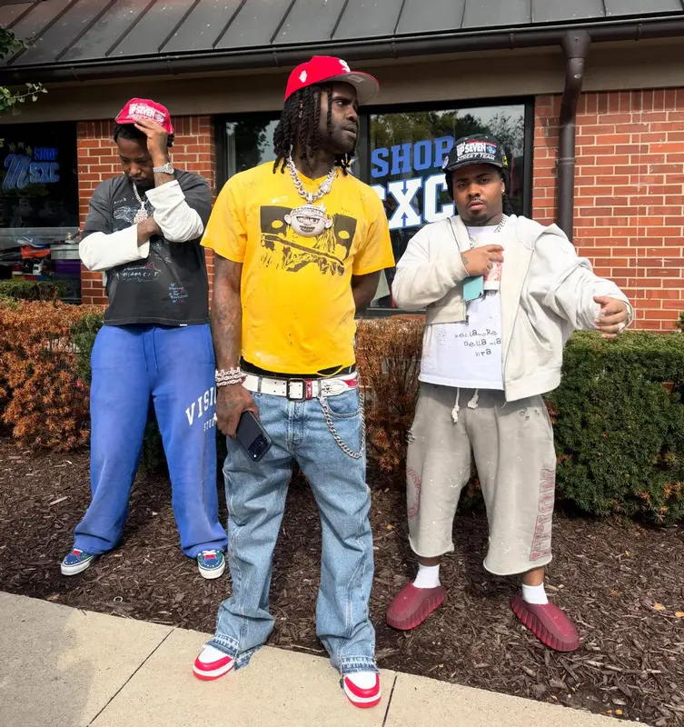 Chief Keef outfit in Gallery Dept., Mannahatta NYC, and New Era, 2026