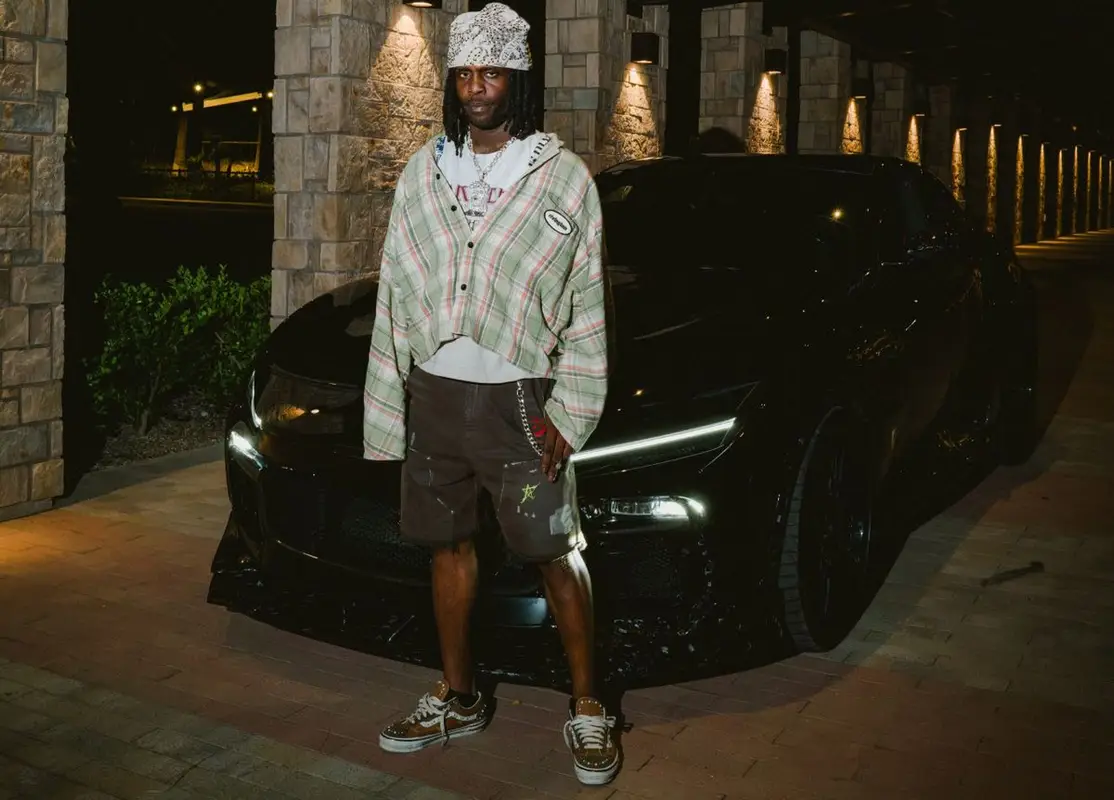Chief Keef outfit in RRR-123, Paly, and Vans, 2026