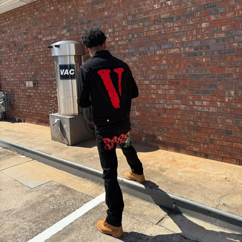Nardo Wick outfit in Vlone, Bossi, and Timberland, 2026