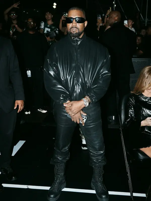 Kanye West outfit in Audemars Piguet, Yeezy, and Cartier, 2026