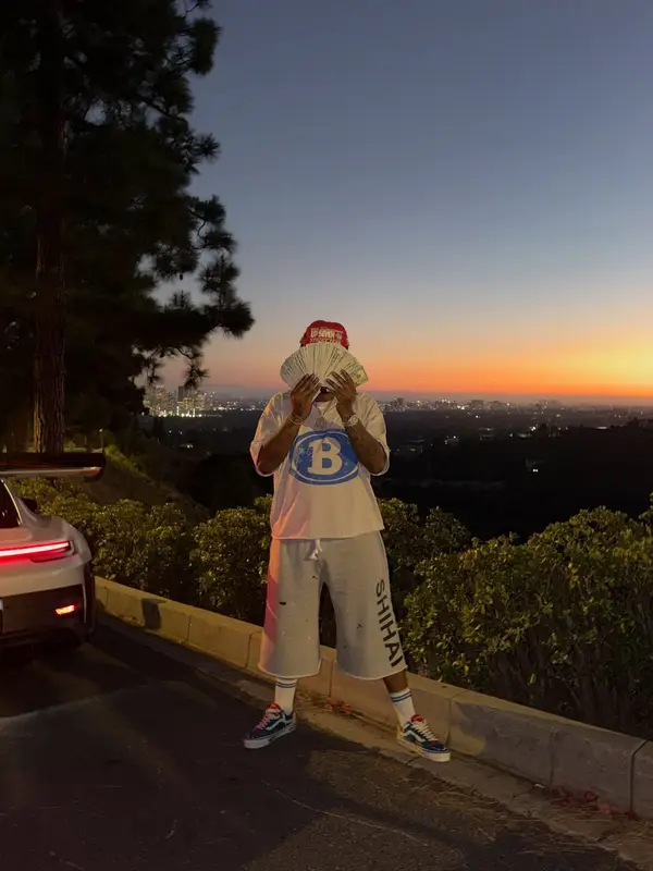 Ballout outfit in Billionaire Studios, Vans, and UP7, 2026