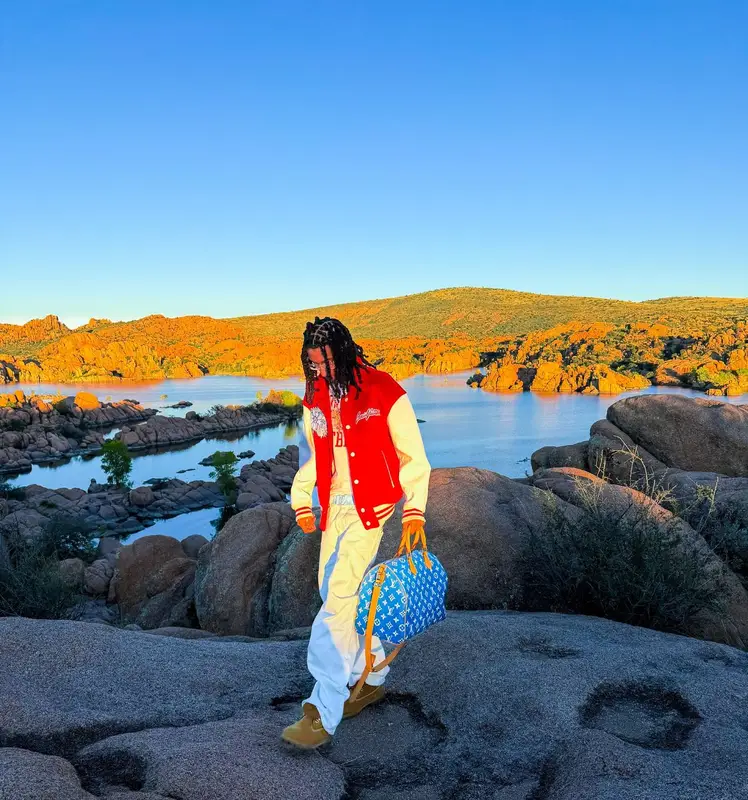 Autumn! outfit in Louis Vuitton, Timberland, and Yayoi Kusama, 2026