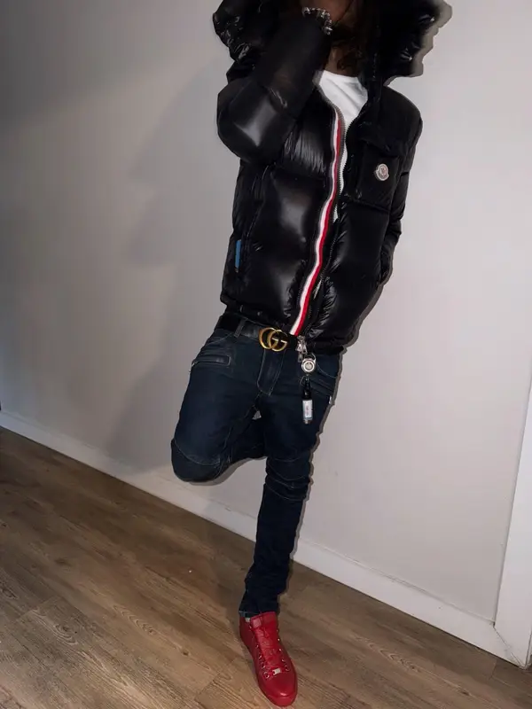 Pasto Flocco outfit in Moncler, Balmain, and Gucci, 2026
